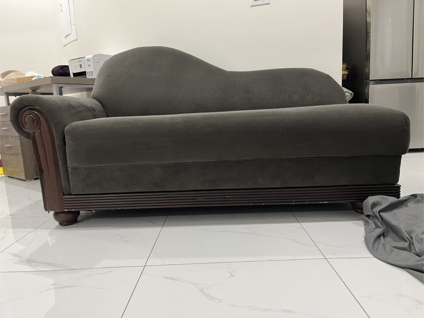 Grey Chaise Lounge - photo 4