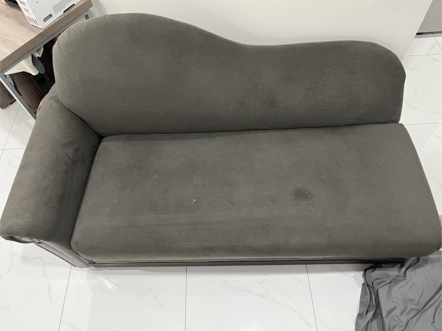 Grey Chaise Lounge - photo 3