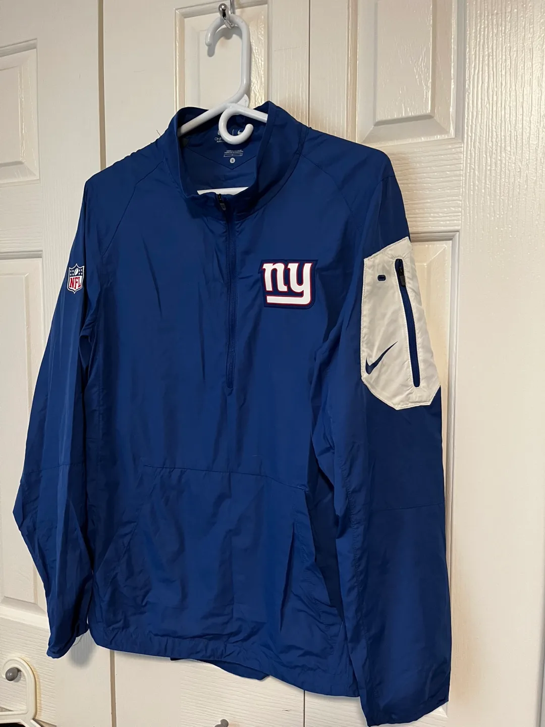 Nike NFL Giants Onfield Apparel Pullover - Size S thumbnail