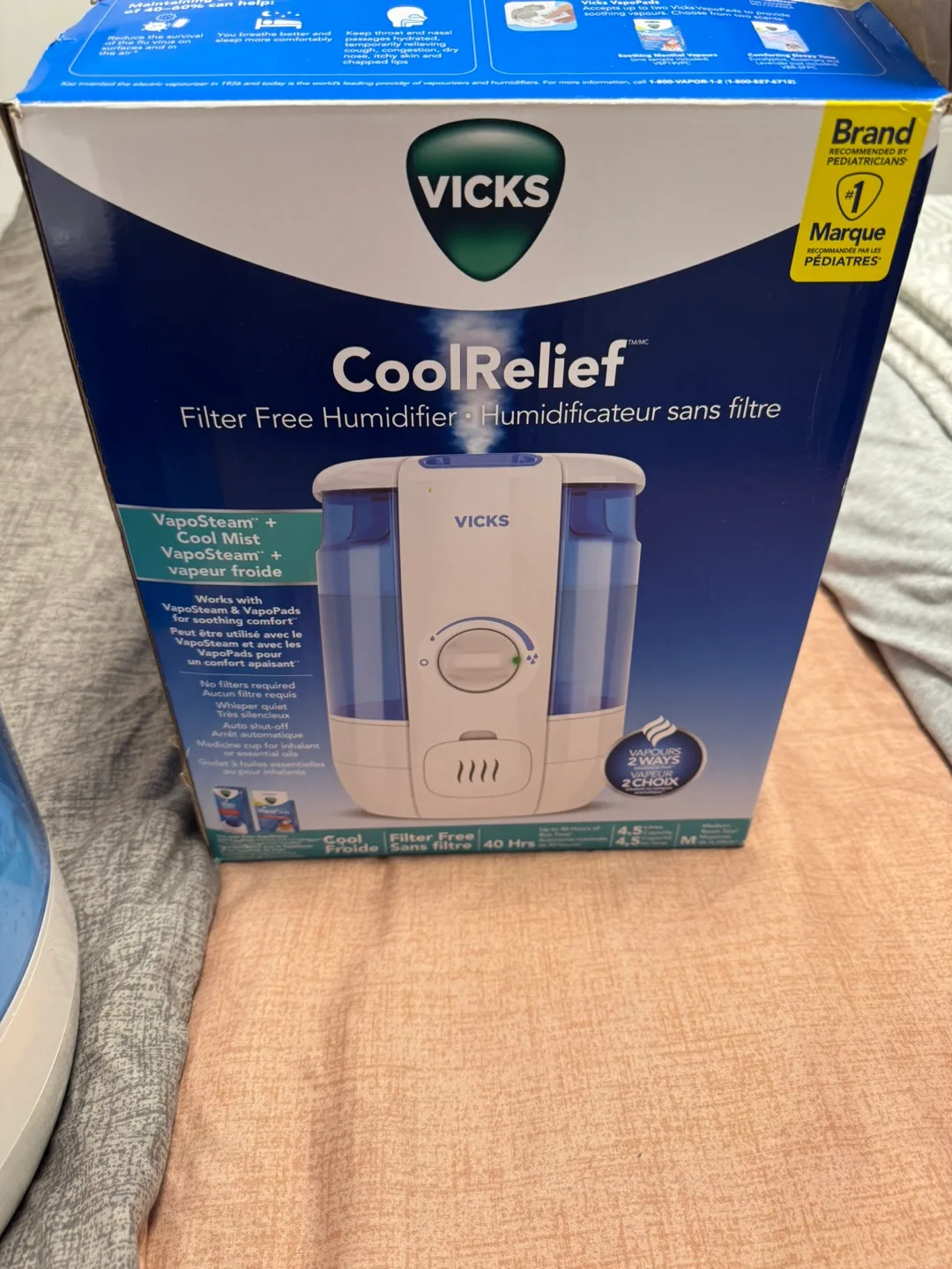 Vicks CoolRelief Filter Free Humidifier