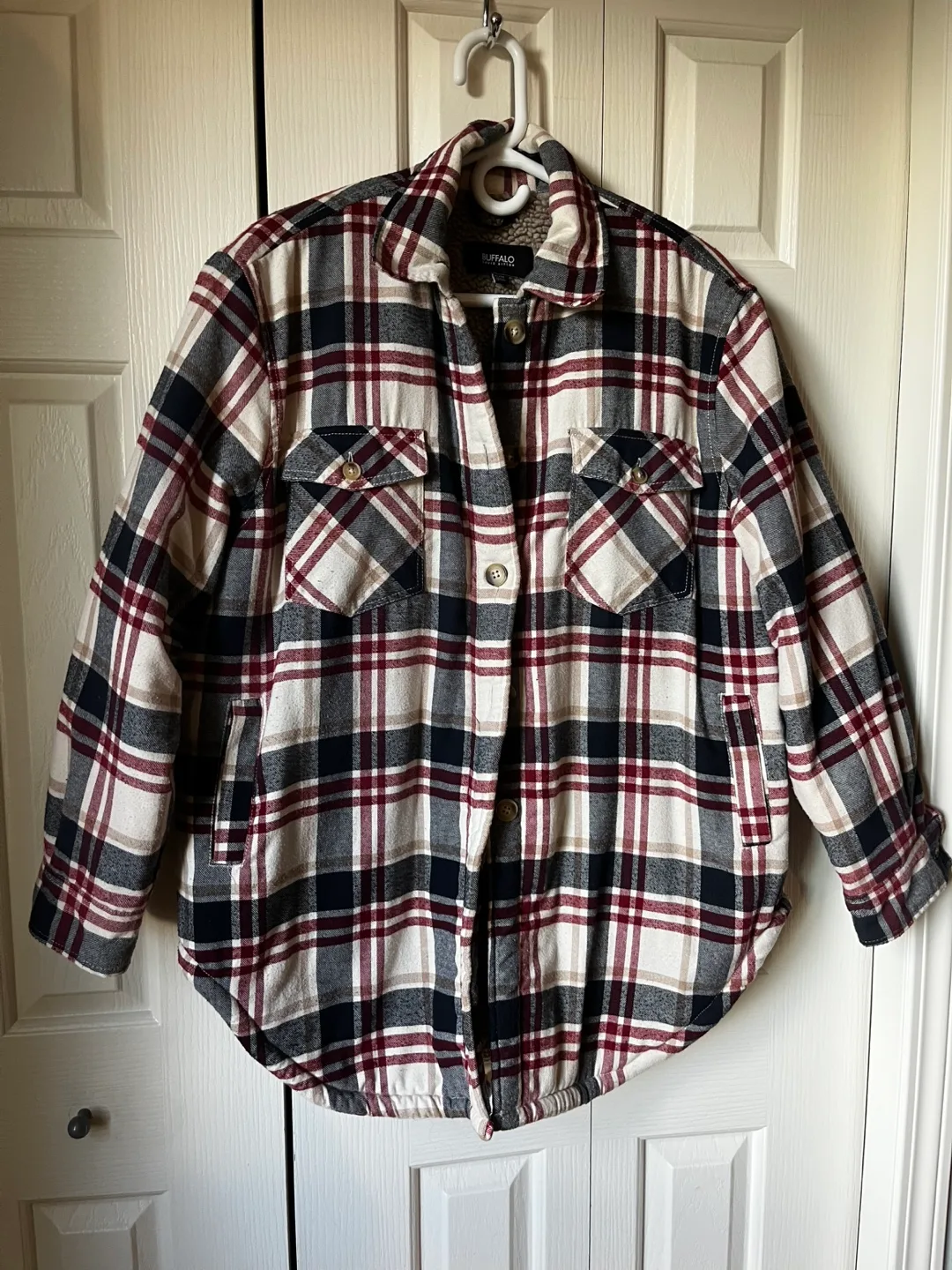 Buffalo David Bitton Flannel Sherpa Jacket XL thumbnail
