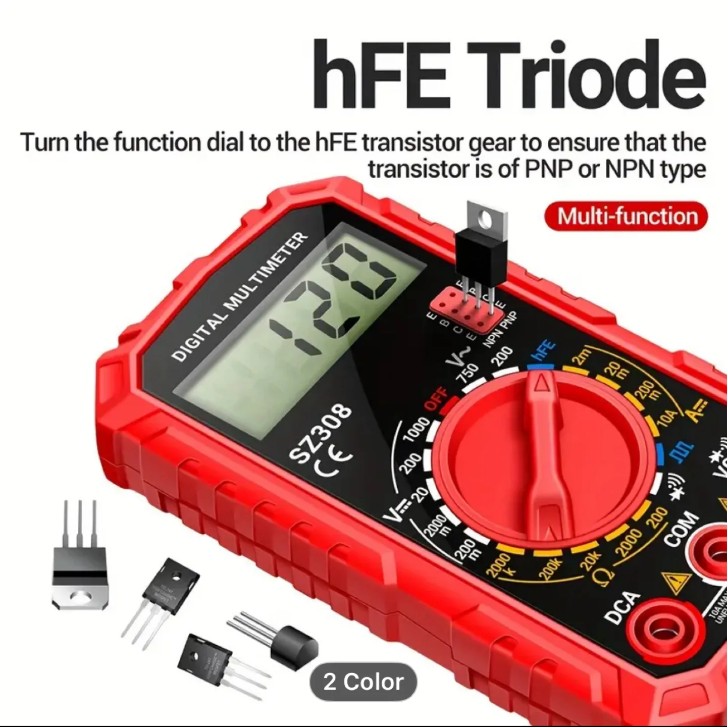 Mili portable high-precision digital display multimeter image indicator(6)