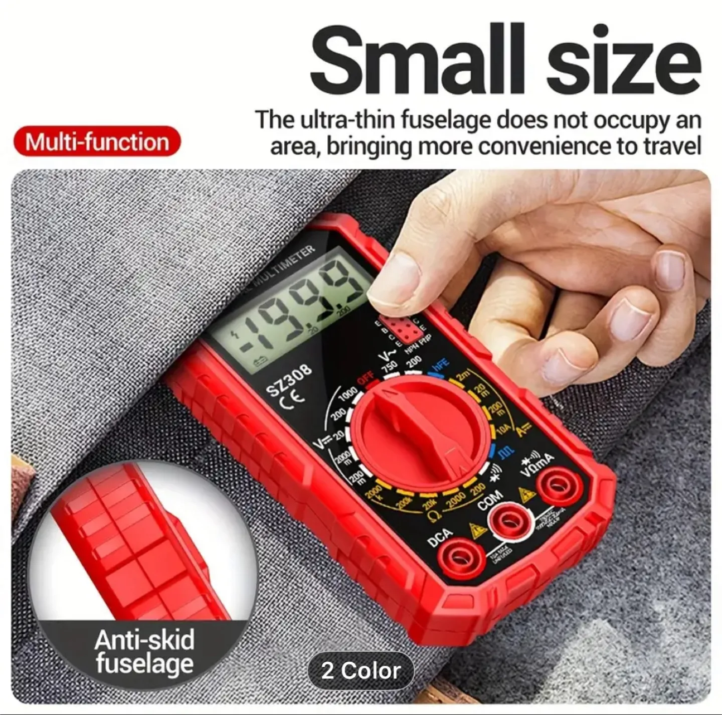 Mili portable high-precision digital display multimeter image indicator(5)