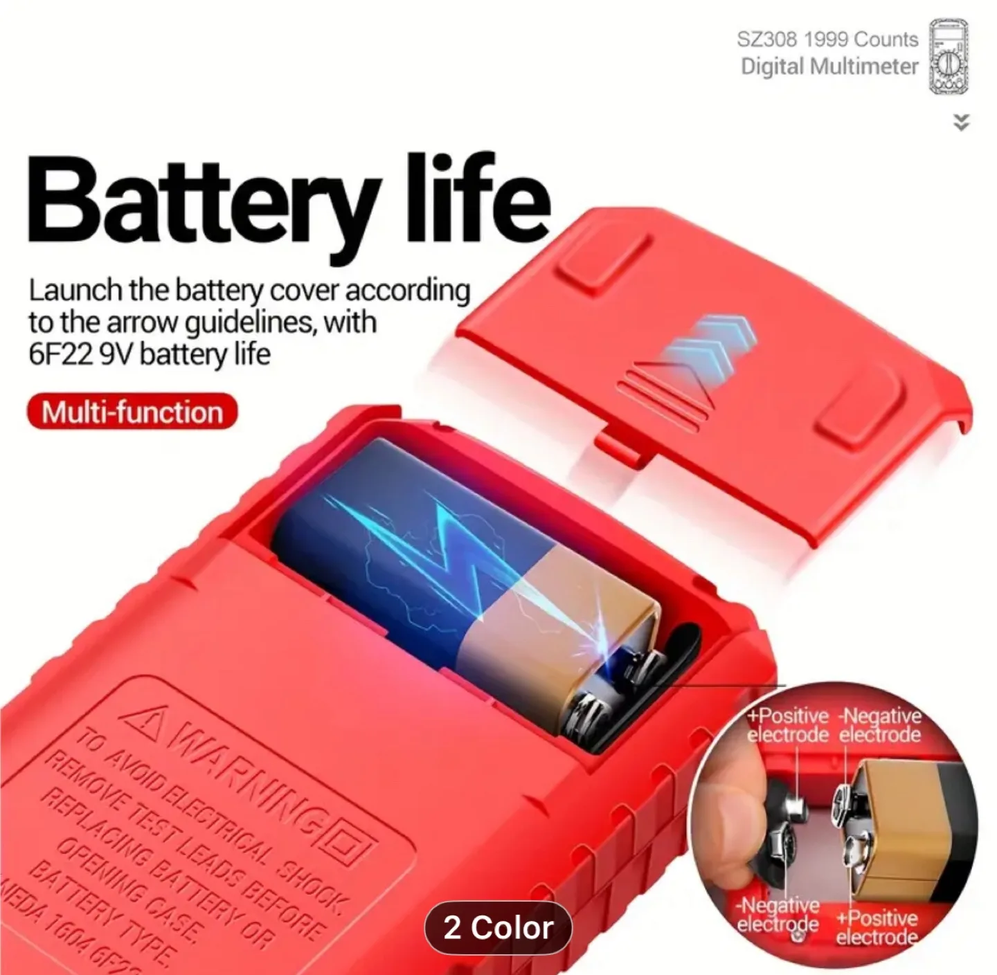 Mili portable high-precision digital display multimeter image indicator(2)