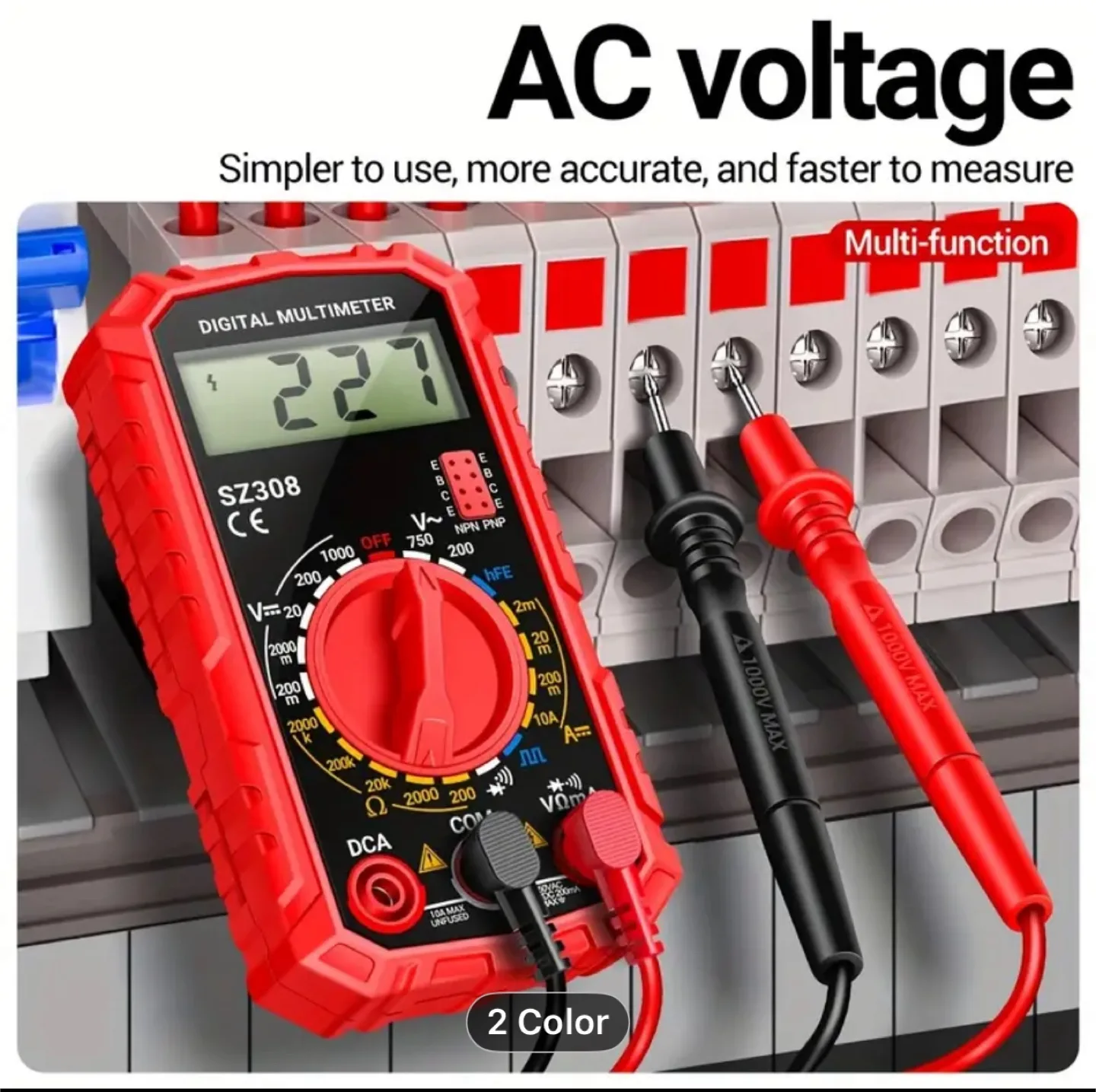 Mili portable high-precision digital display multimeter image indicator(7)