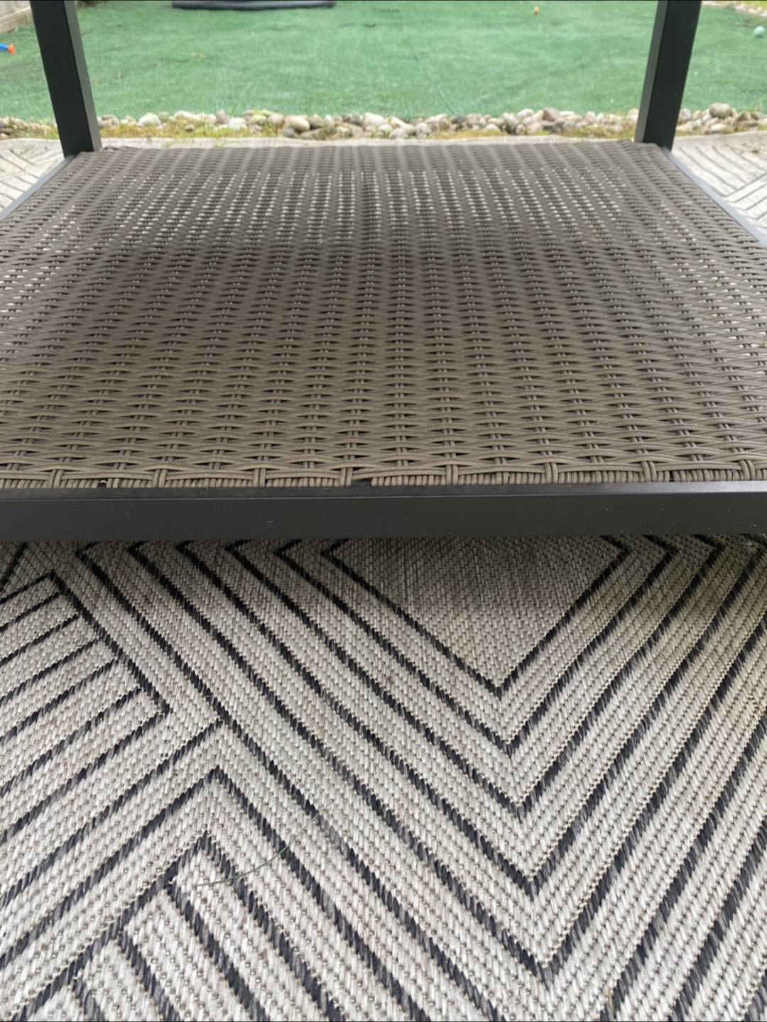 Outdoor Coffee Table with Shelf - photo 2
