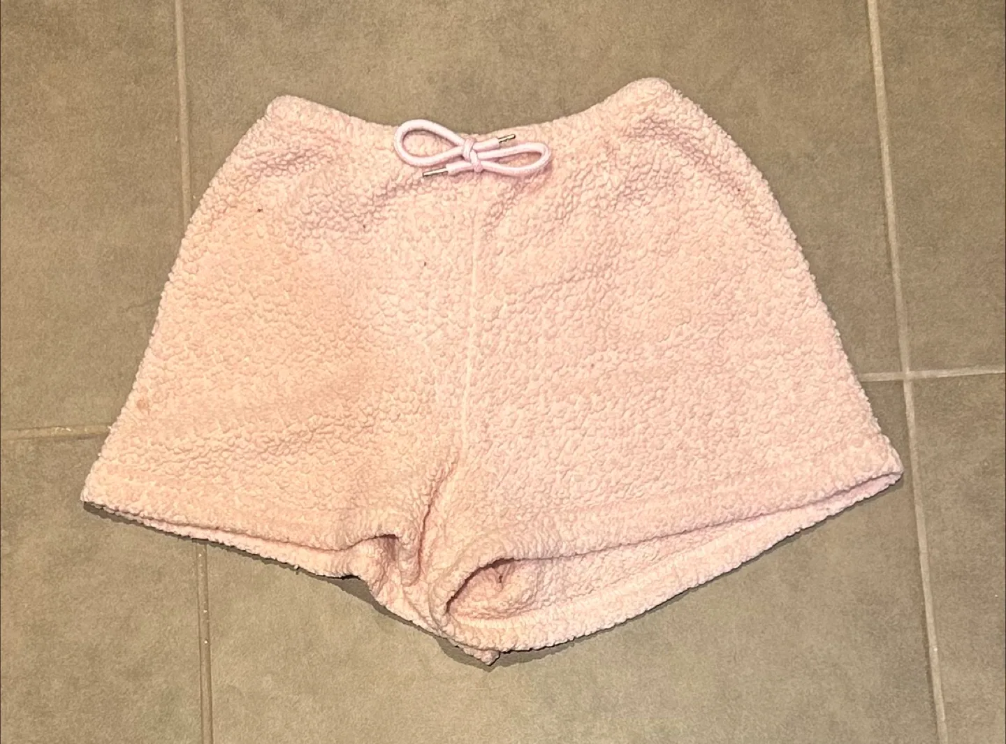 Pink Fuzzy Shorts thumbnail