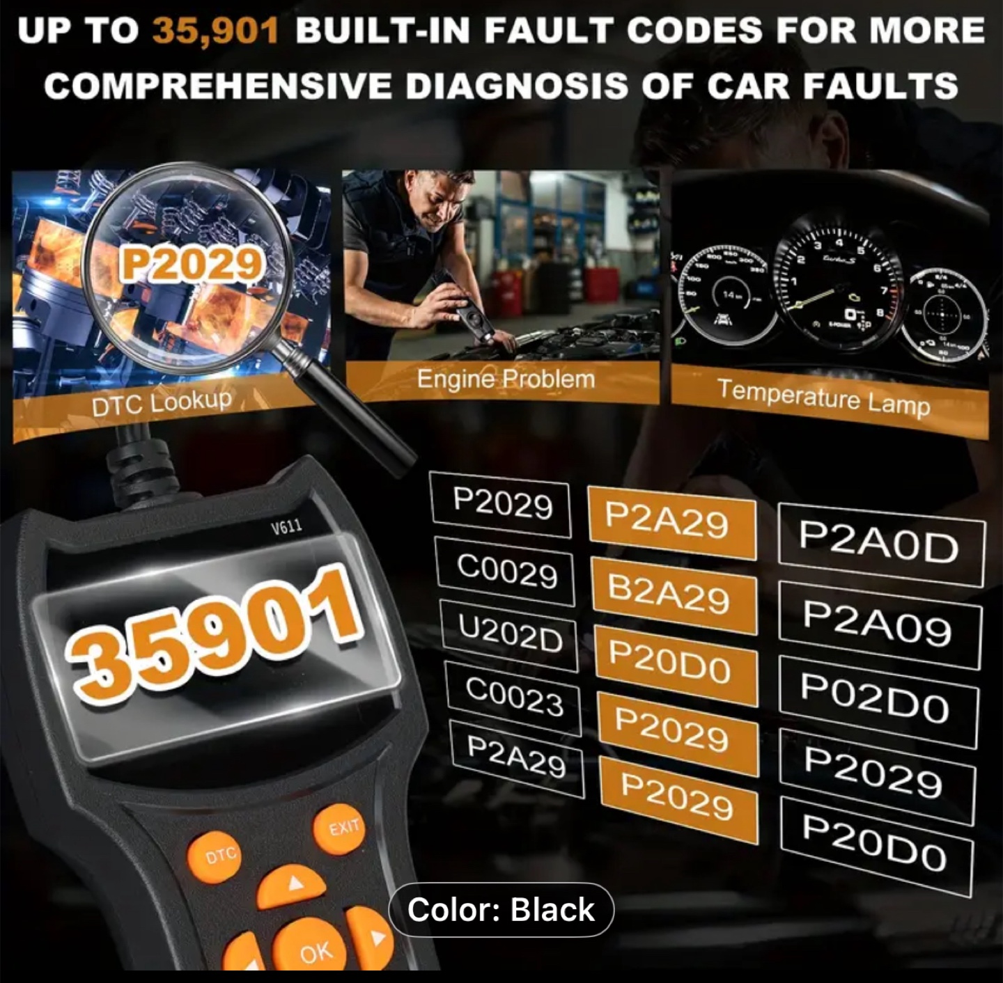 OBD II CAN Diagnostic Tool - Advanced Car Scanner - photo 2