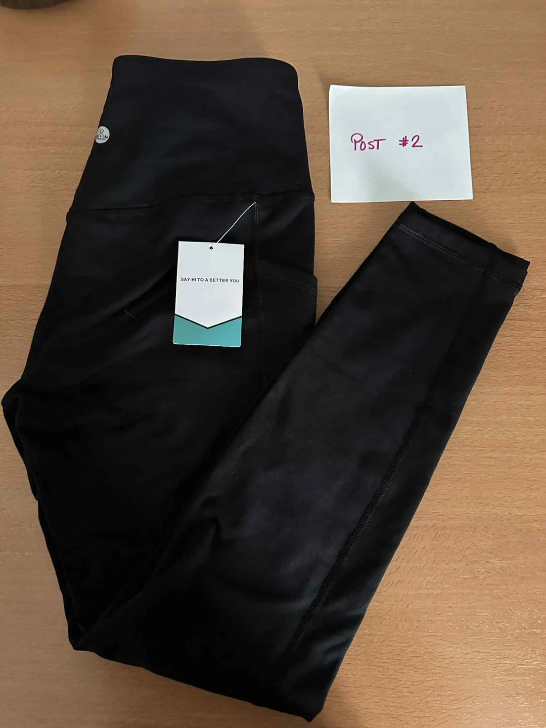 Heathyoga Black Leggings - Size M thumbnail