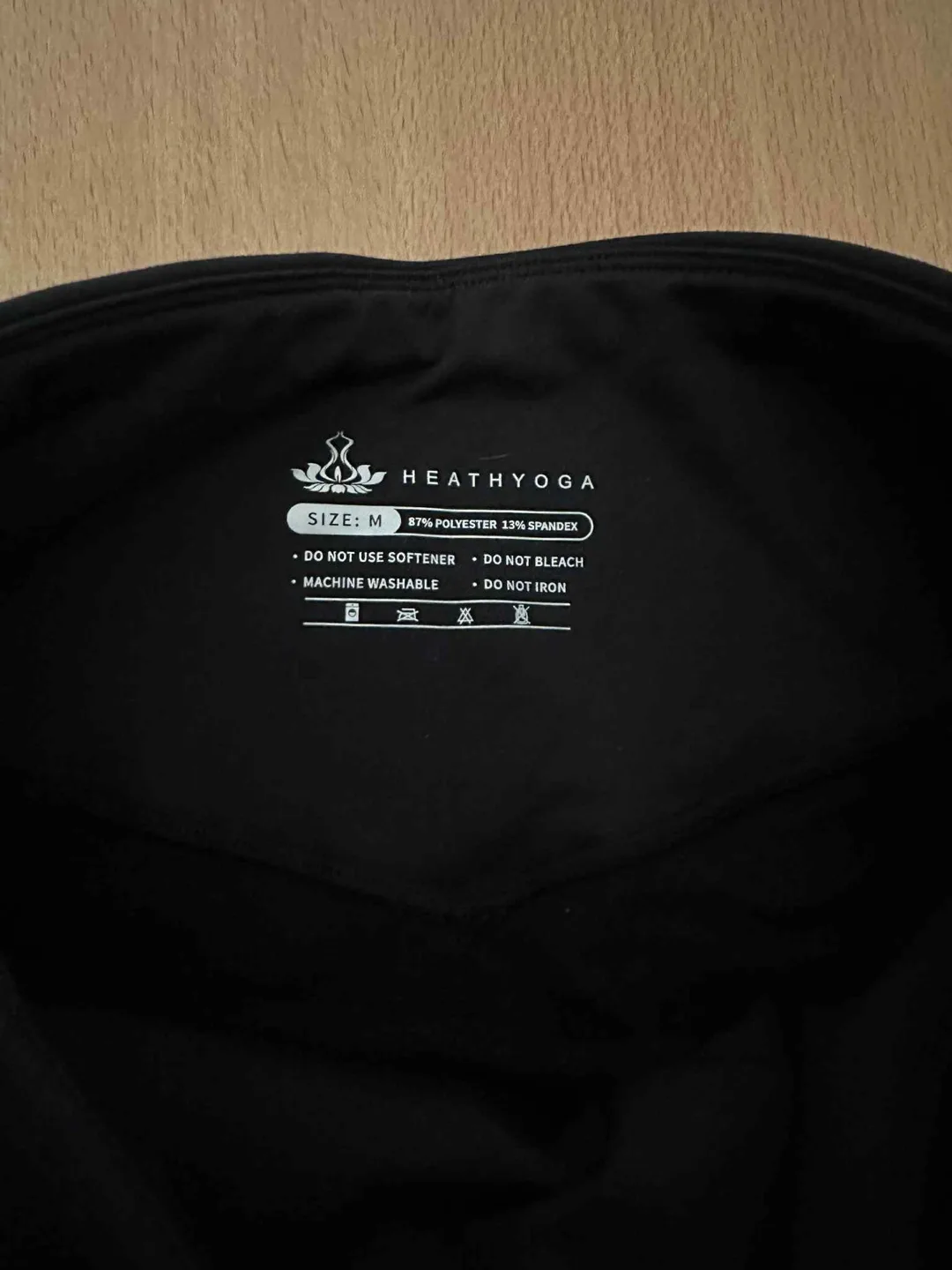 Heathyoga Black Leggings - Size M image indicator(4)