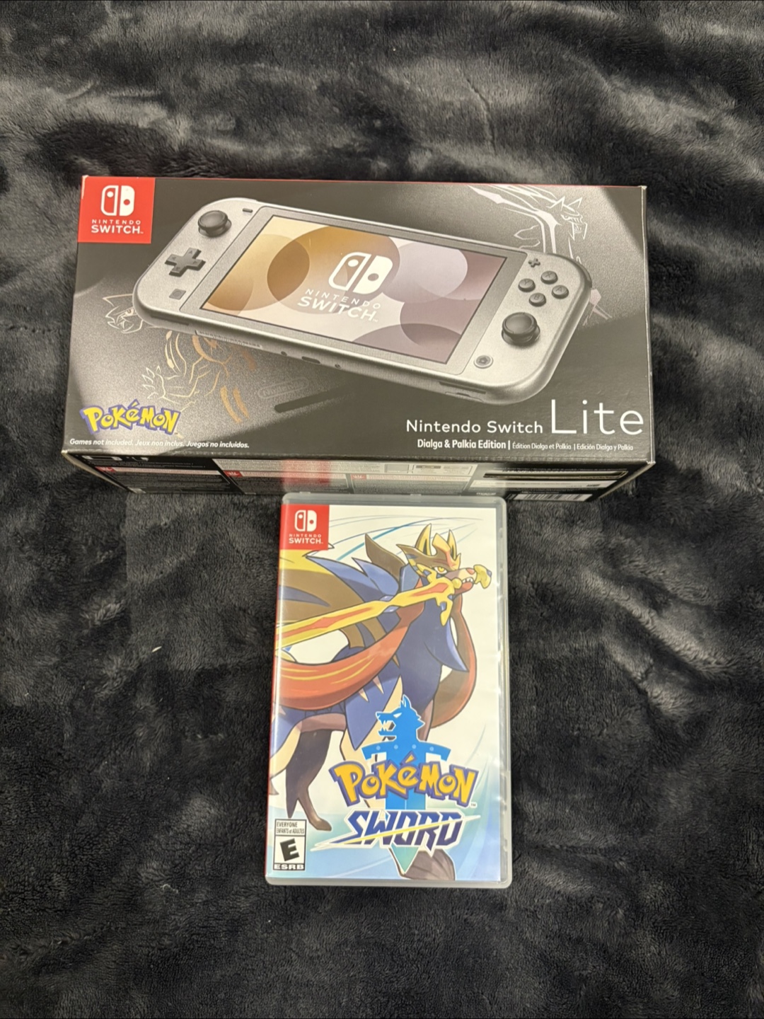 Nintendo Switch Lite Dialga & Palkia Edition + Pokemon Sword - photo 3