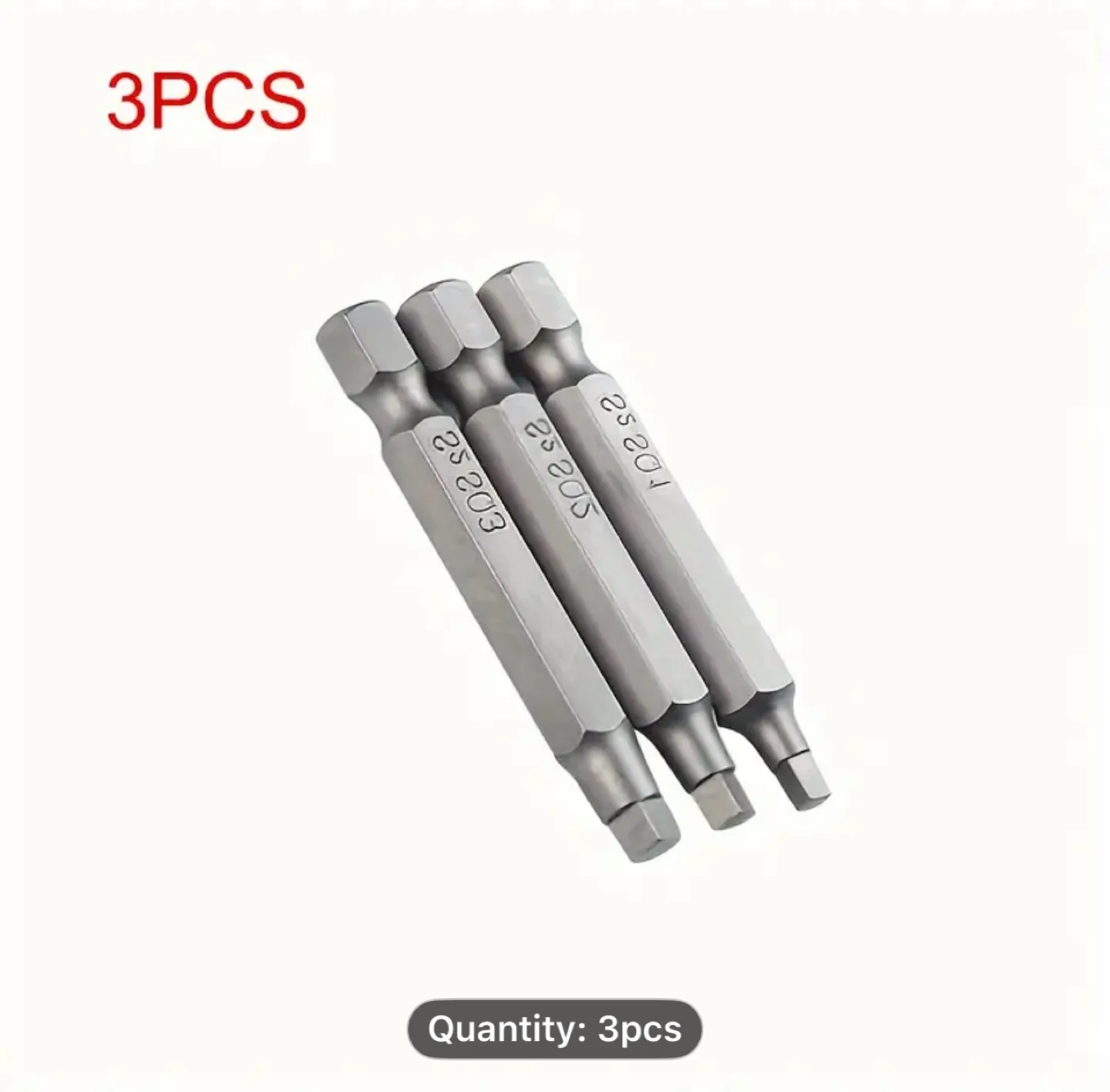 Hexagon Shank Long Magnetic Square Head Screwdriver Bit Set image indicator(5)