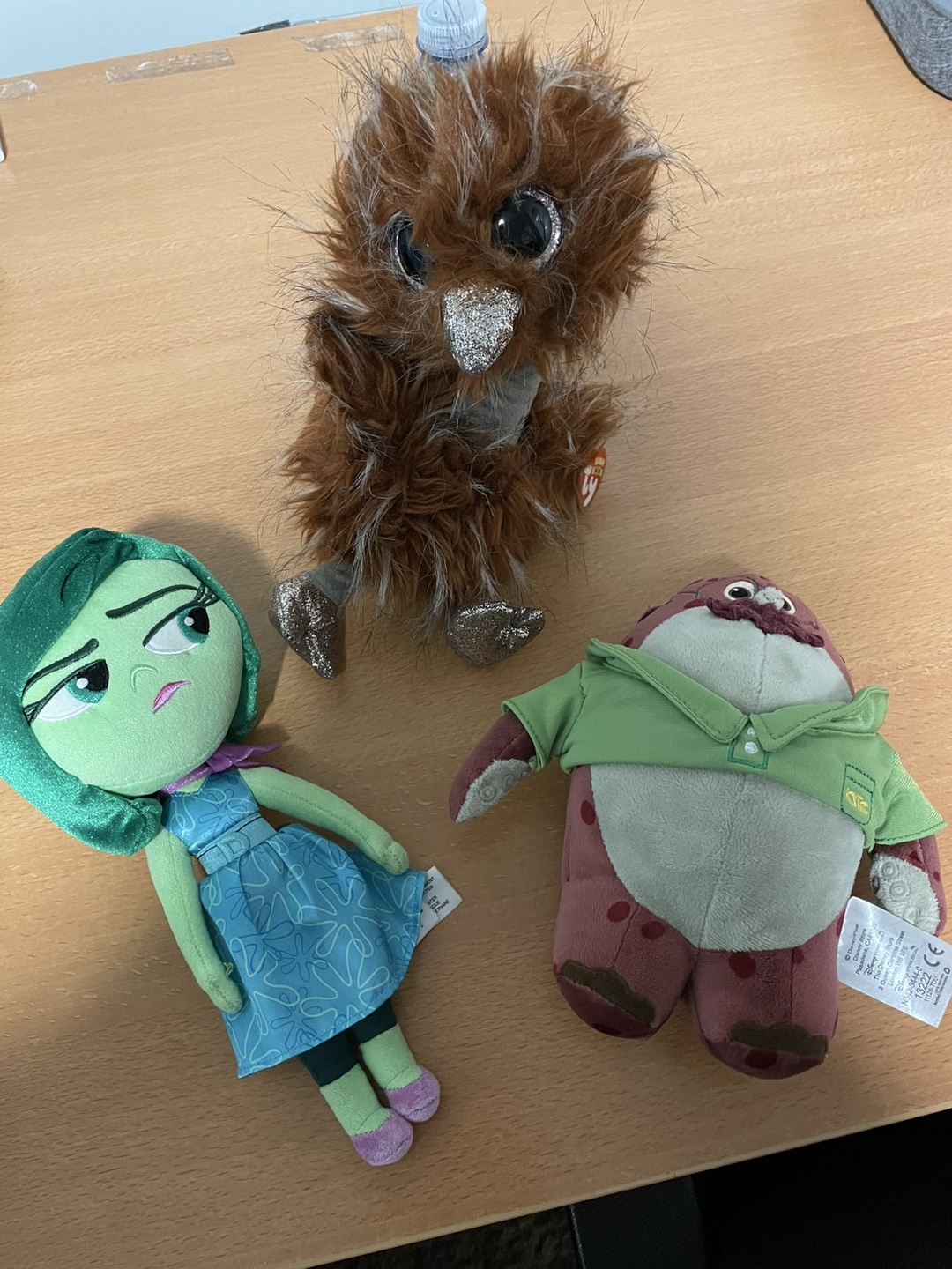 Disney Inside Out Disgust & Orson Beanie Boo Plush