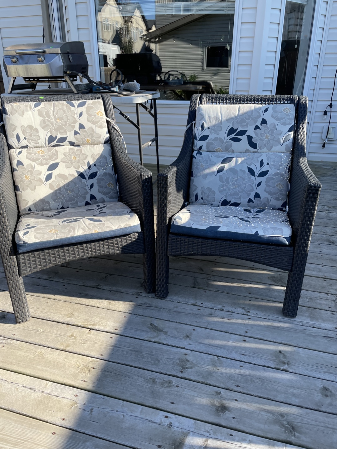 Outdoor Wicker Patio Chairs (Set of 2) - photo 3