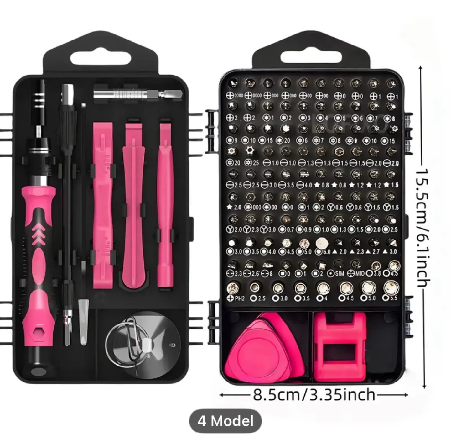 115in 1 pink Screwdriver Kit with Case image indicator(7)