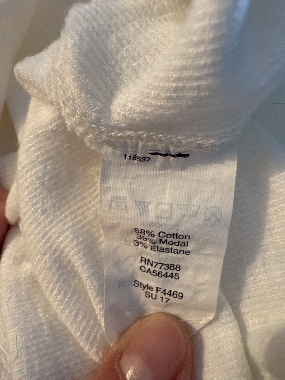 Madewell White Tank Top - Size L - photo 4