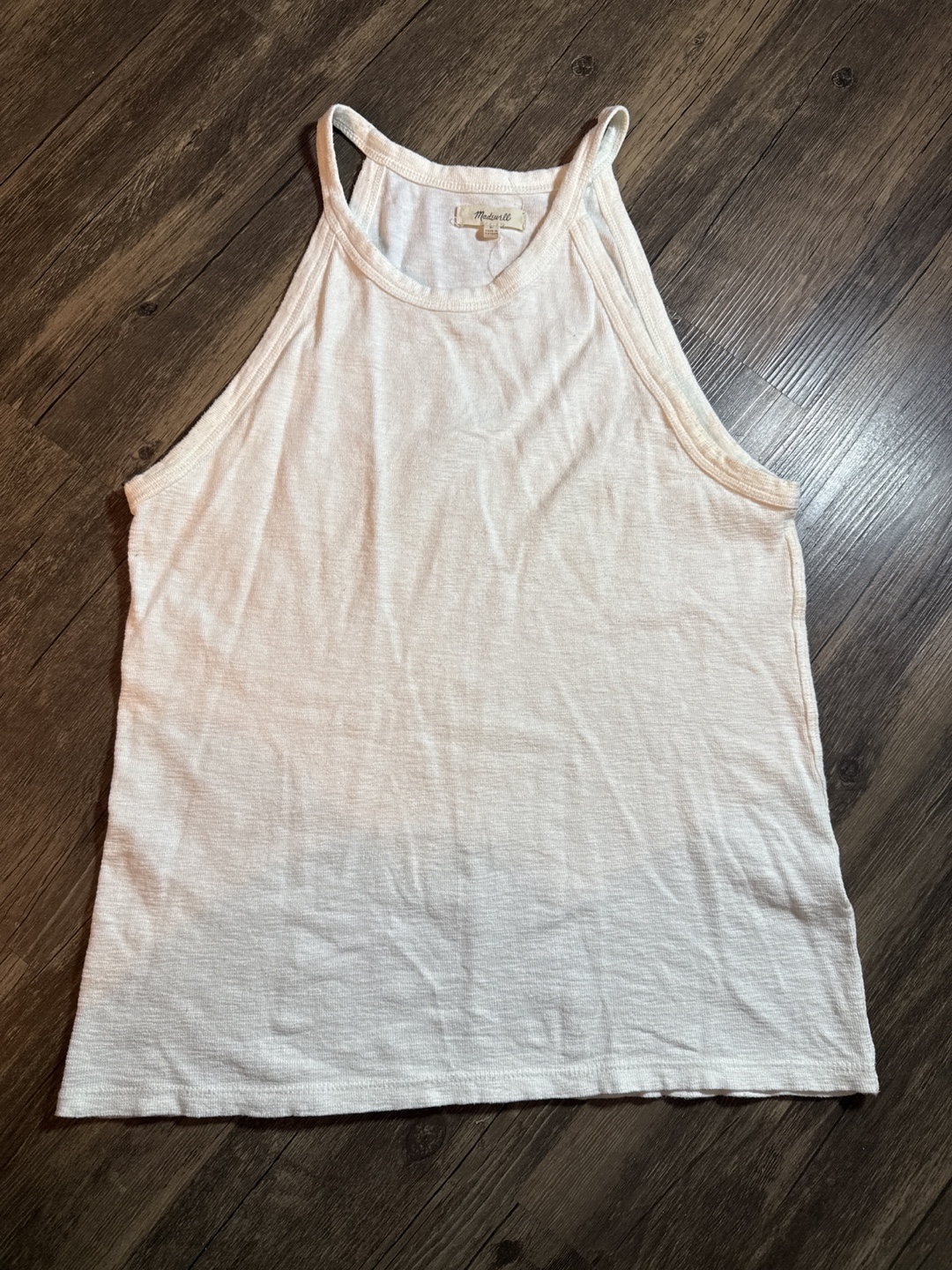 Madewell White Tank Top - Size L