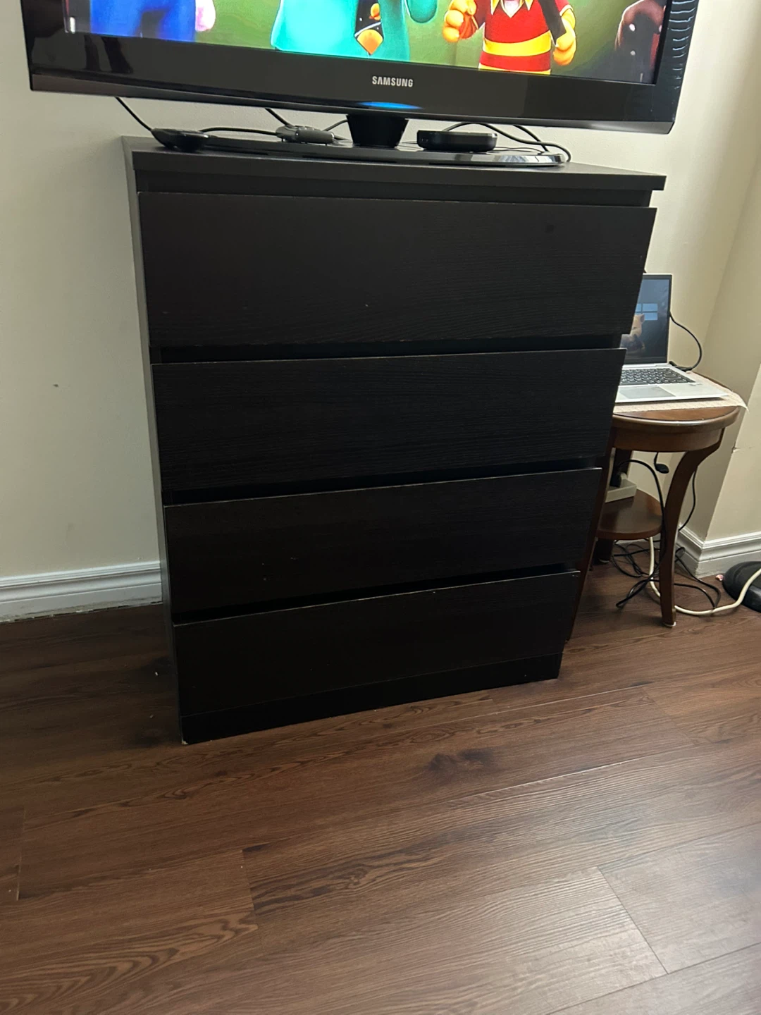 Black 5-Drawer Dresser-Ikea