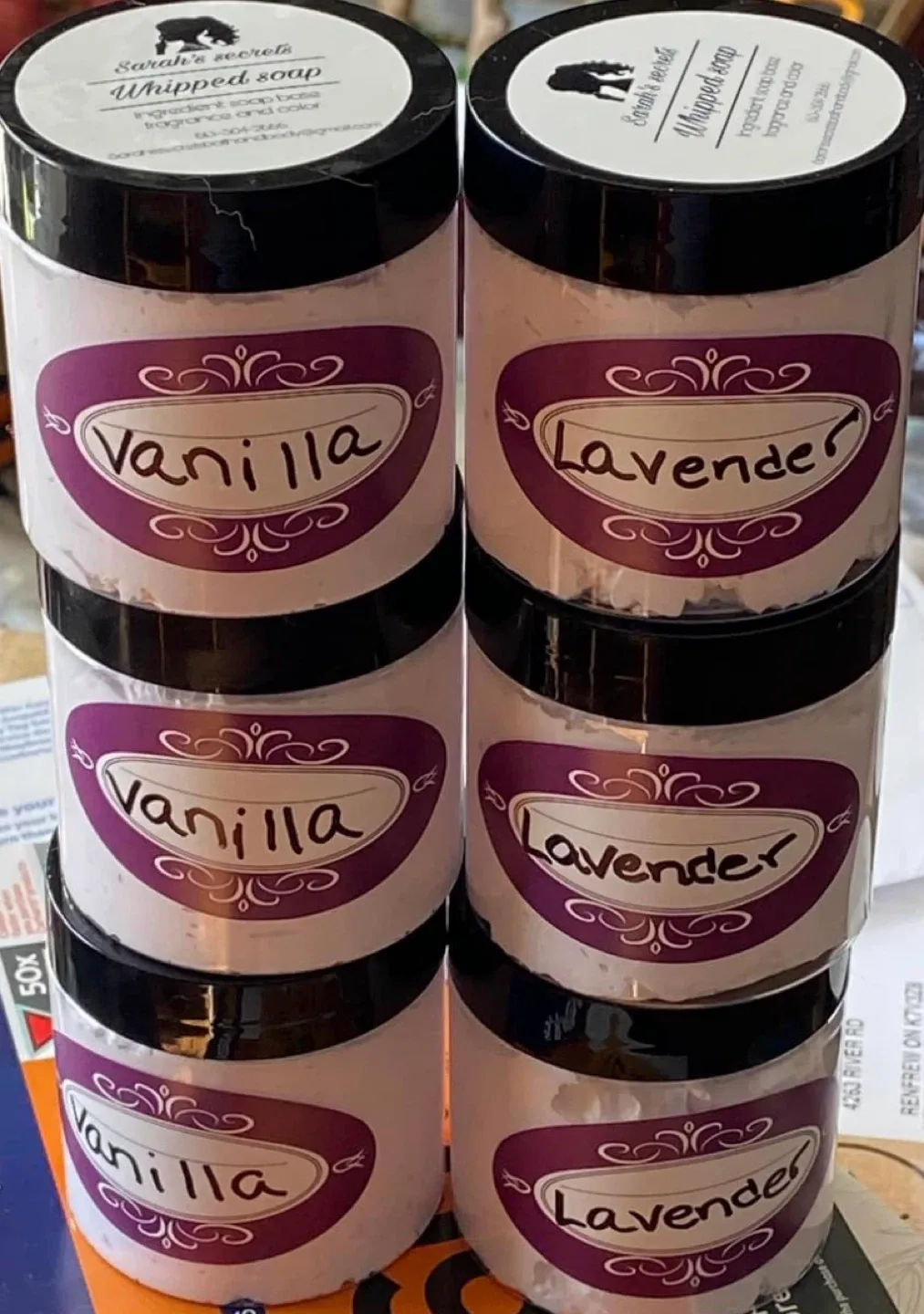 Sarah's Secrets Whipped Soap