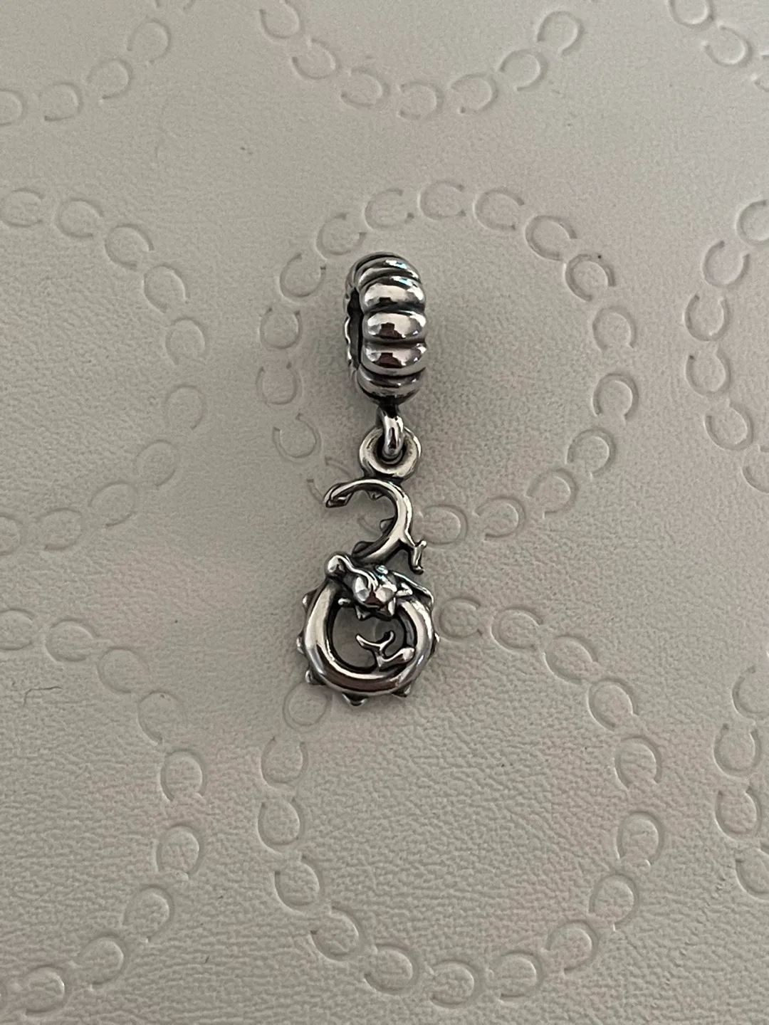 Pandora Sterling Silver Dragon Charm thumbnail