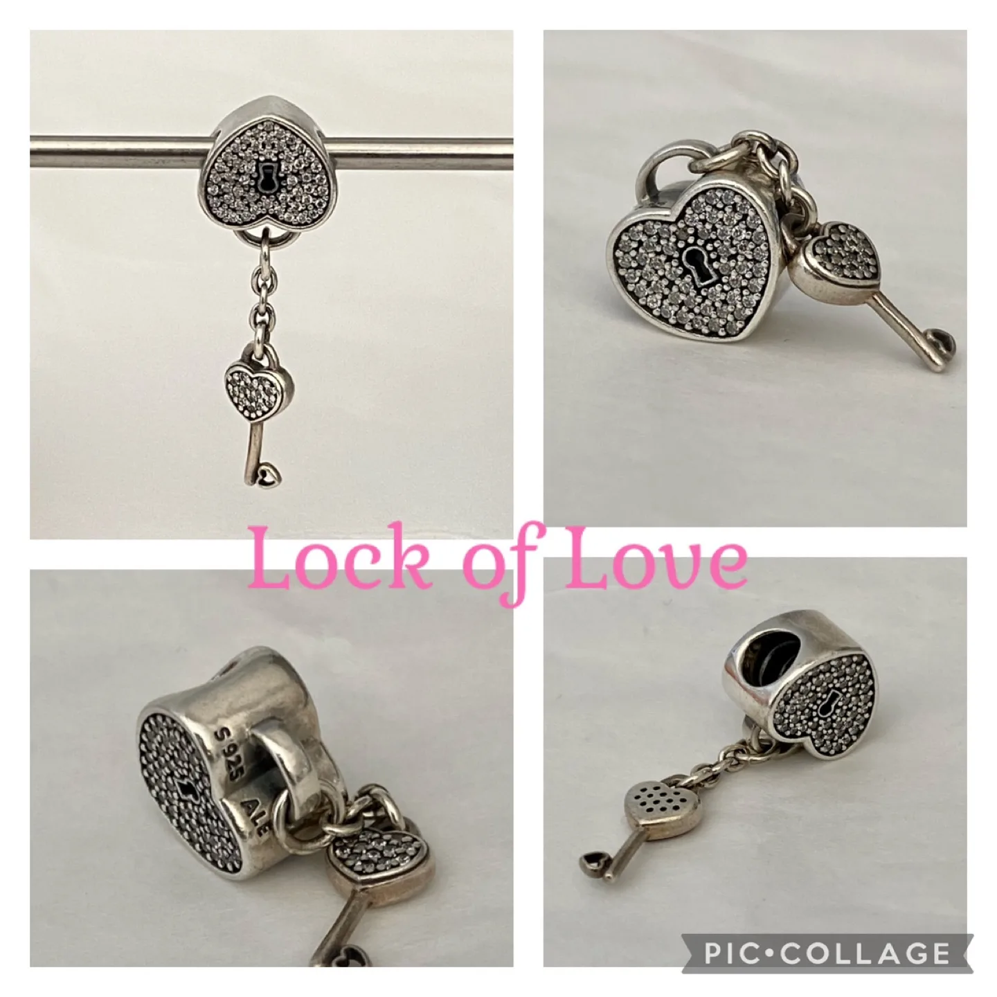 Pandora Lock of Love Charm thumbnail