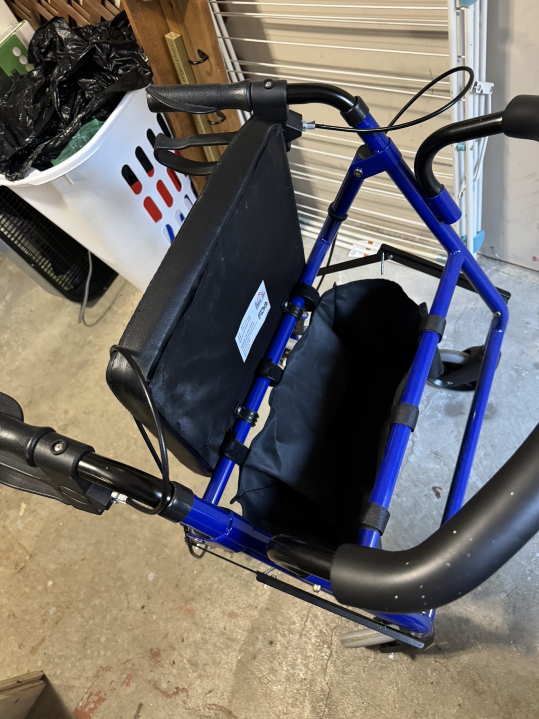 Blue Walker with Seat