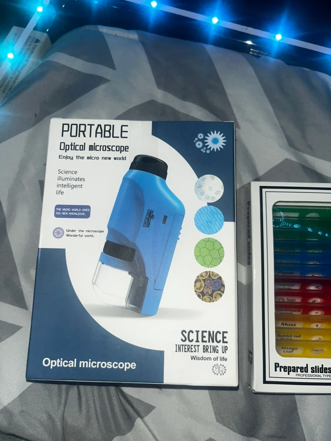 Portable Optical Microscope + Prepared Slides image indicator(5)