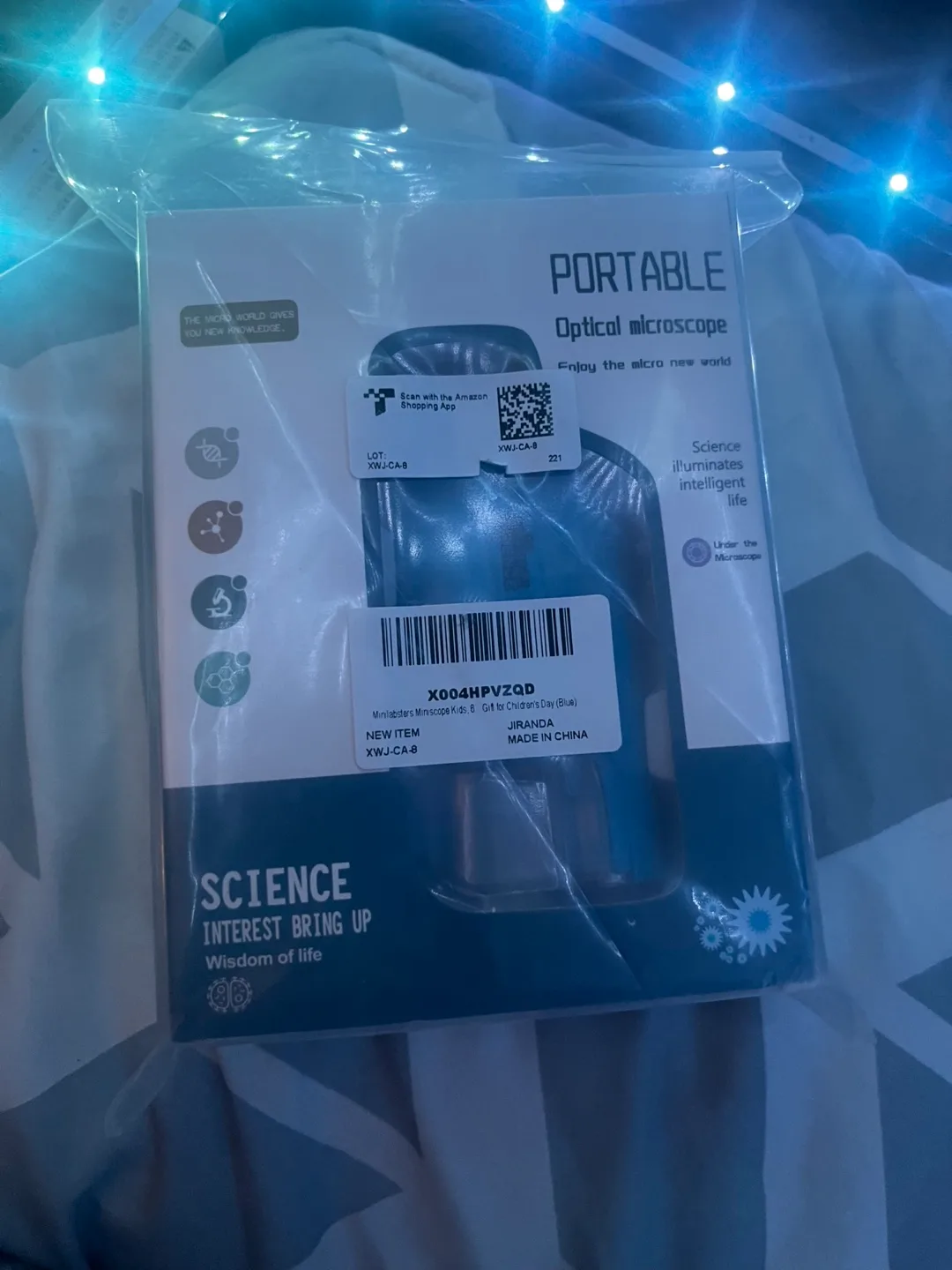 Portable Optical Microscope + Prepared Slides image indicator(8)