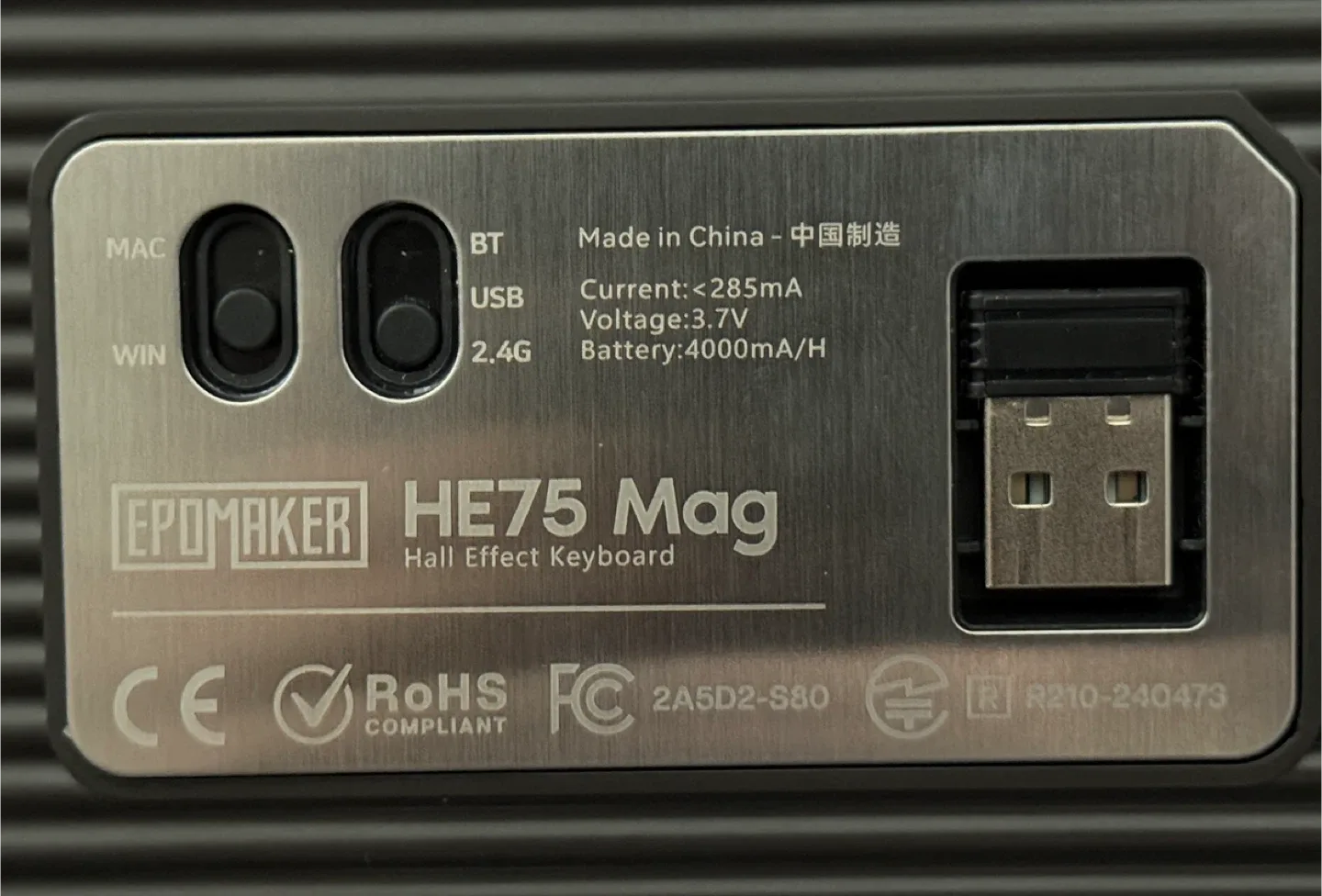 Epomaker HE75 Mag Hall Effect Keyboard image indicator(2)