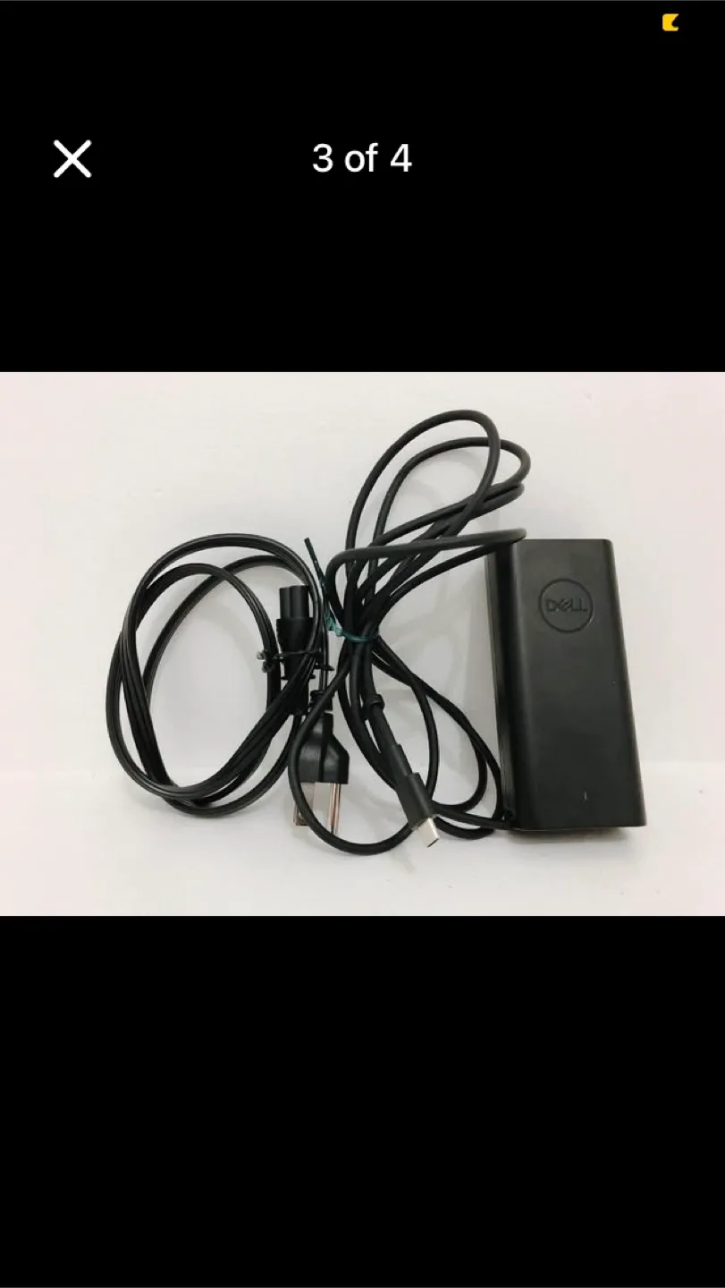 Genuine DELL usb-c laptop charger AC adopter 65W CN-0V2TJ7 image indicator(3)