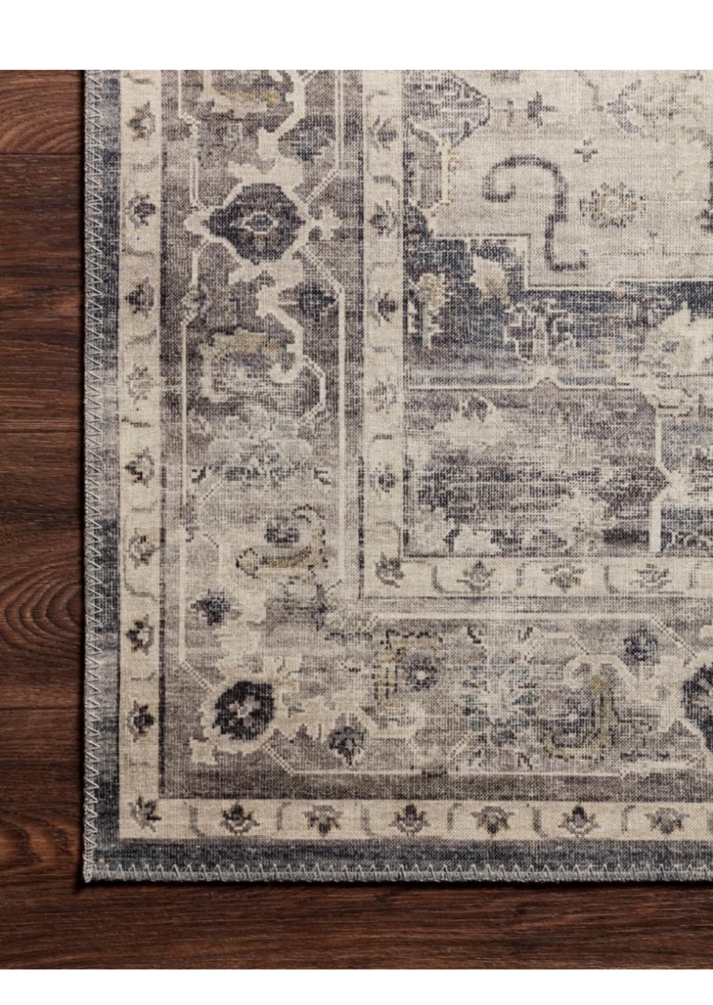 Loloi Hathaway Collection Rug, 2'x5', Steel/Ivory - photo 4
