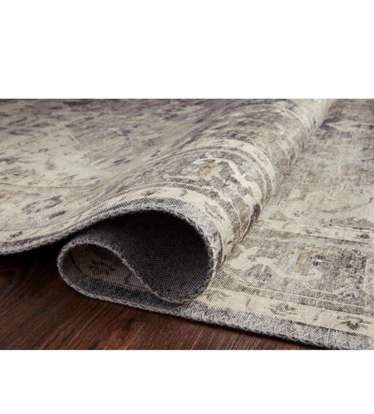 Loloi Hathaway Collection Rug, 2'x5', Steel/Ivory - photo 5