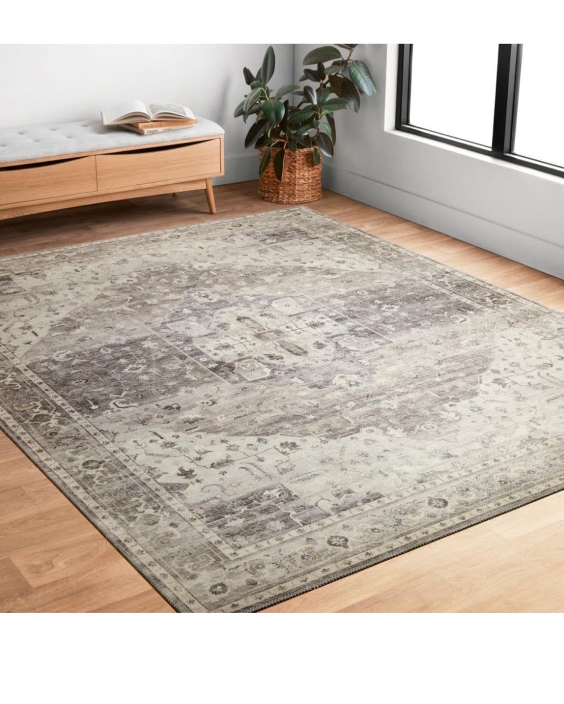 Loloi Hathaway Collection Rug, 2'x5', Steel/Ivory - photo 2
