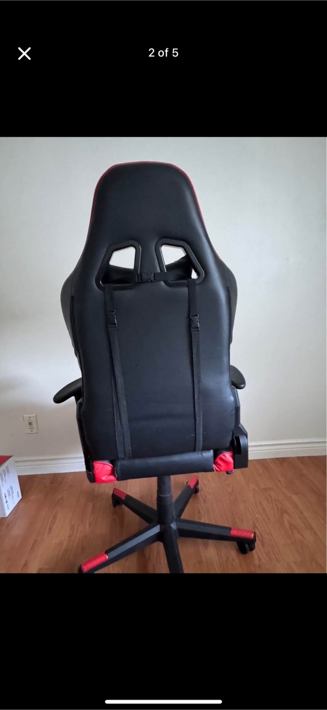 Red & Black Gaming Chair - photo 2