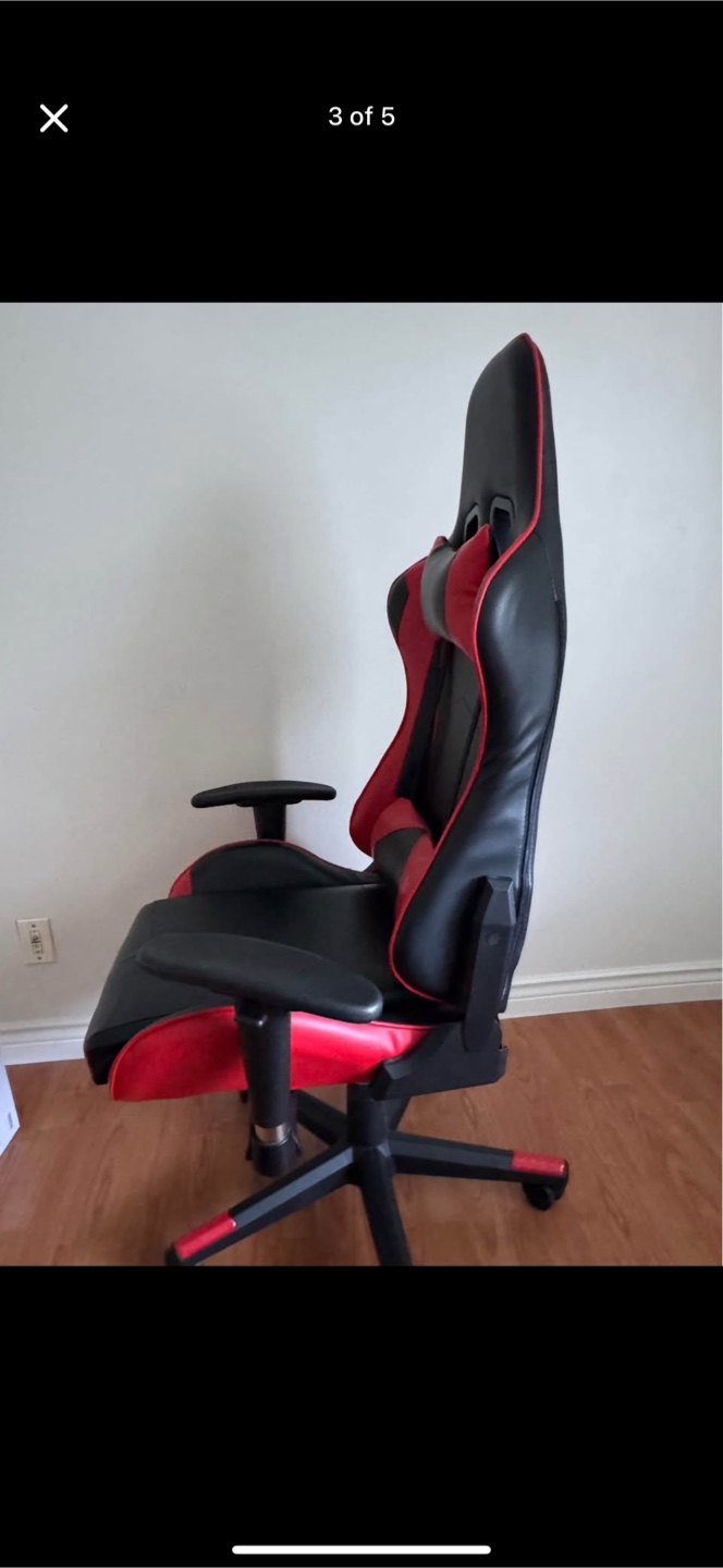 Red & Black Gaming Chair - photo 3