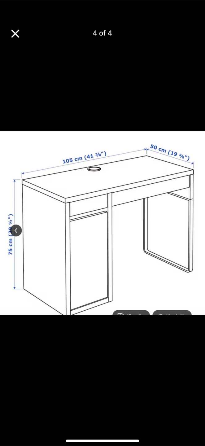 IKEA Micke Desk - Black-Brown - photo 4
