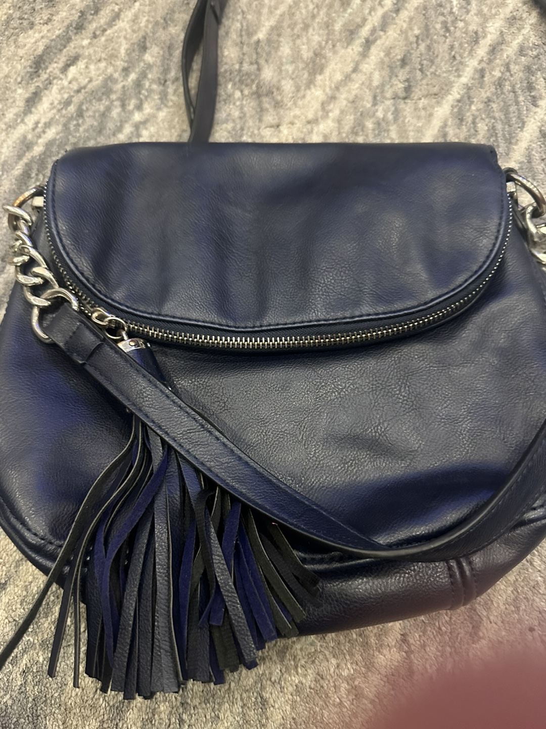 Naturalizer Navy Blue Crossbody Bag
