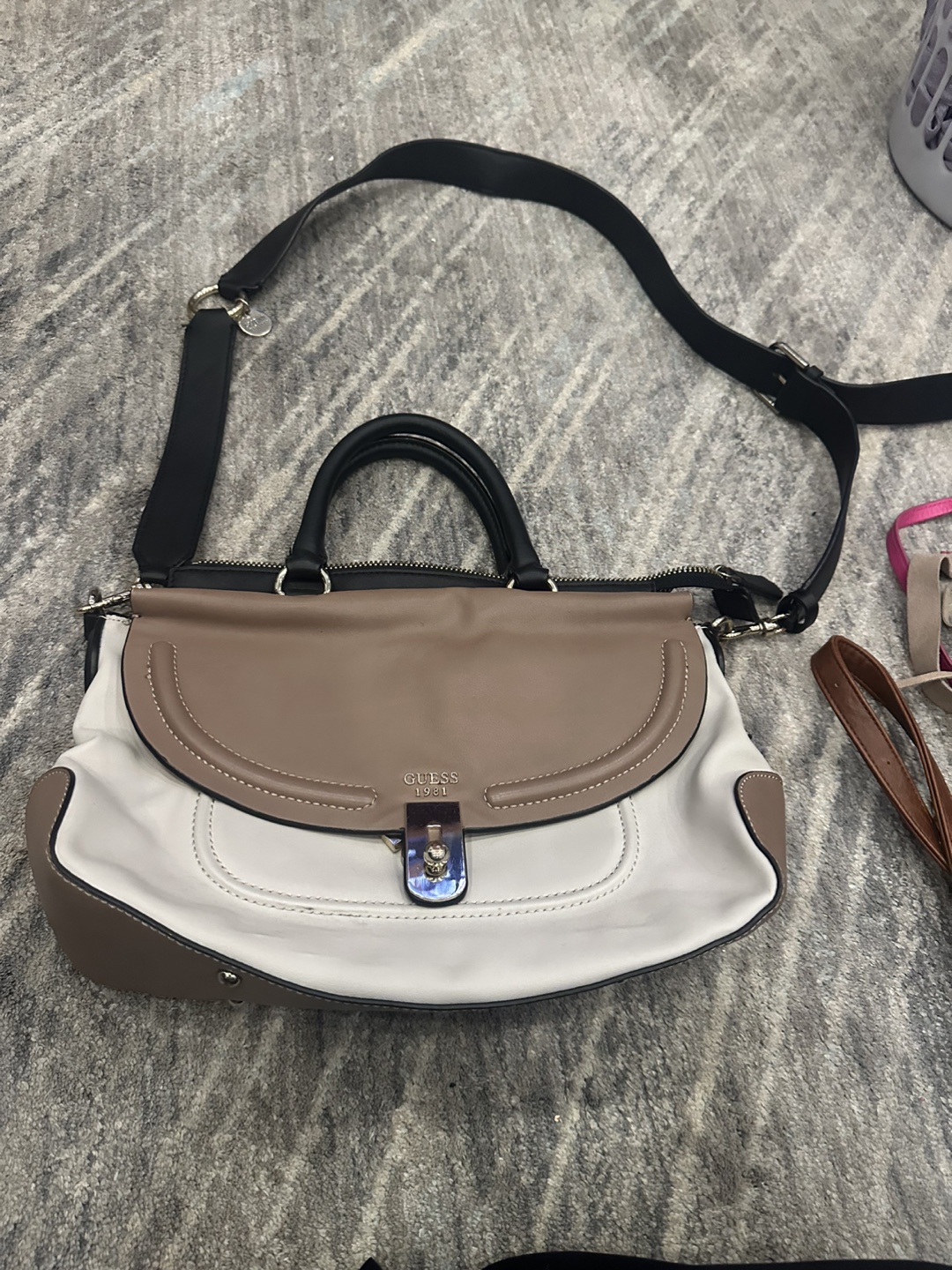 Guess 1981 Satchel Bag - Two Tone - photo 2
