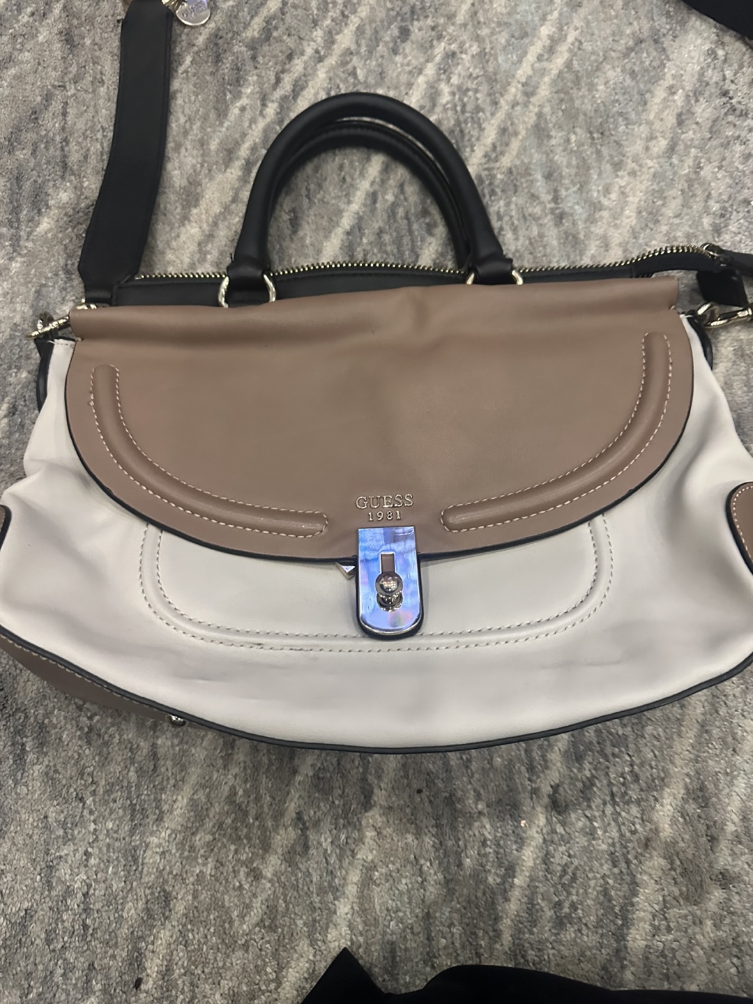 Guess 1981 Satchel Bag - Two Tone
