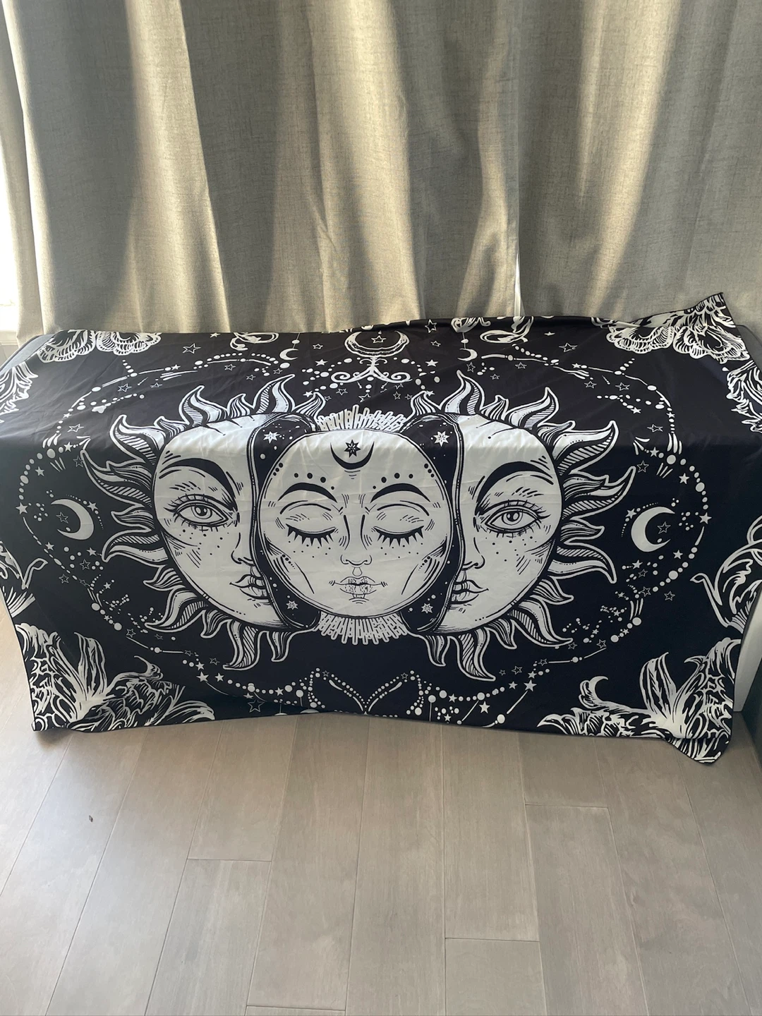 Sun and Moon Tapestry Wall Hanging