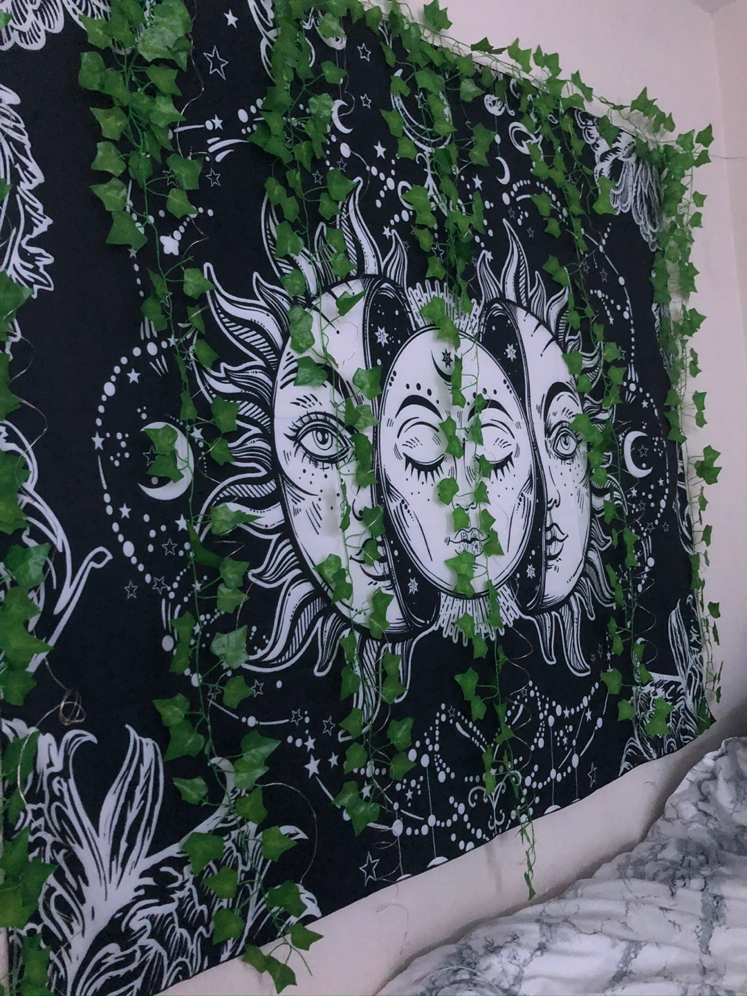 Sun and Moon Tapestry Wall Hanging - photo 2