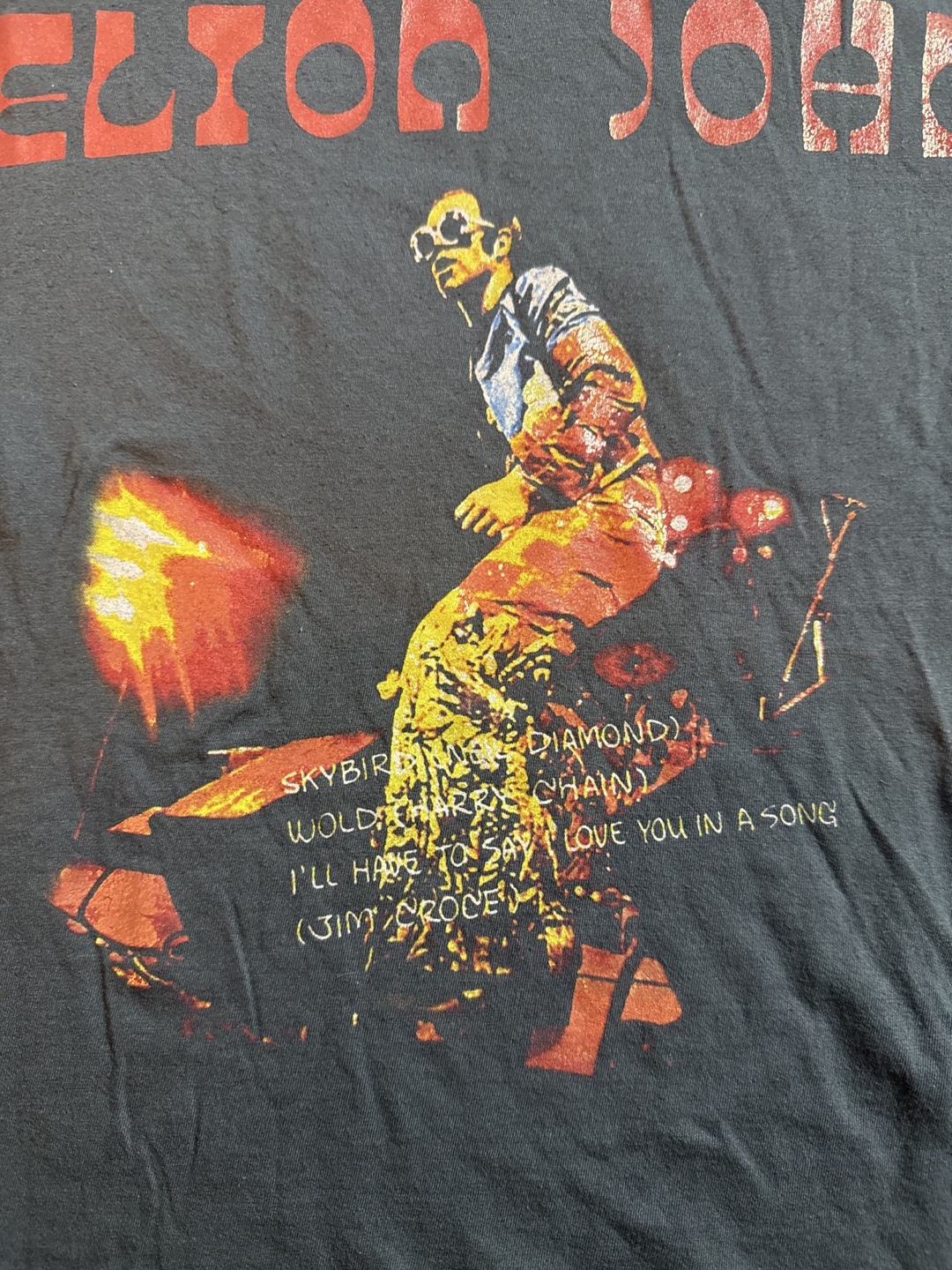 LET LUV for Anthropologie Elton John Graphic Tee - photo 3