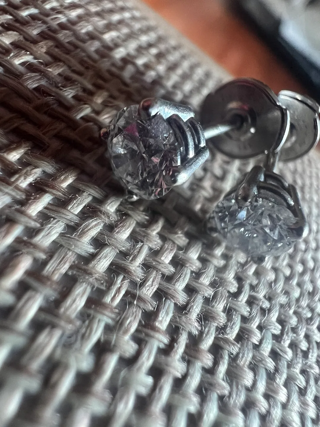 14 k Diamond stud earrings 1.00 CTW with an appraisal thumbnail