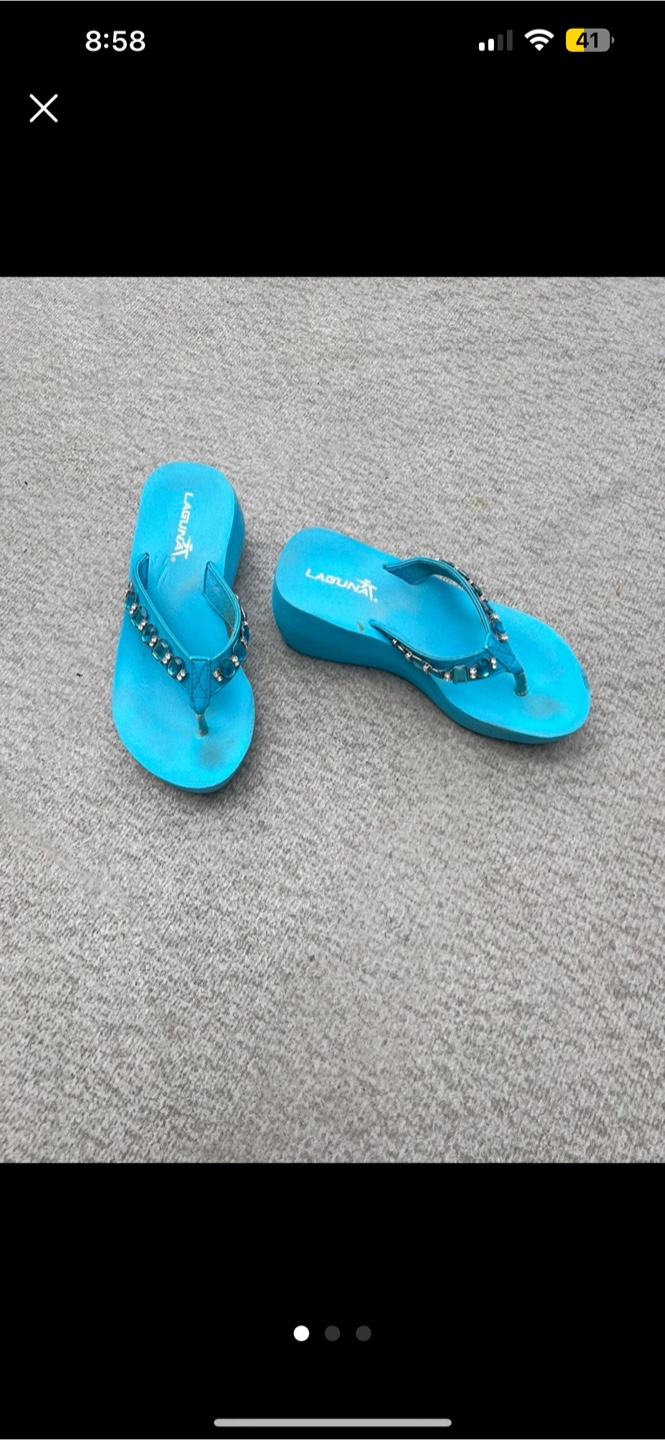 Laguna beaded Sandal size 7 for $10
