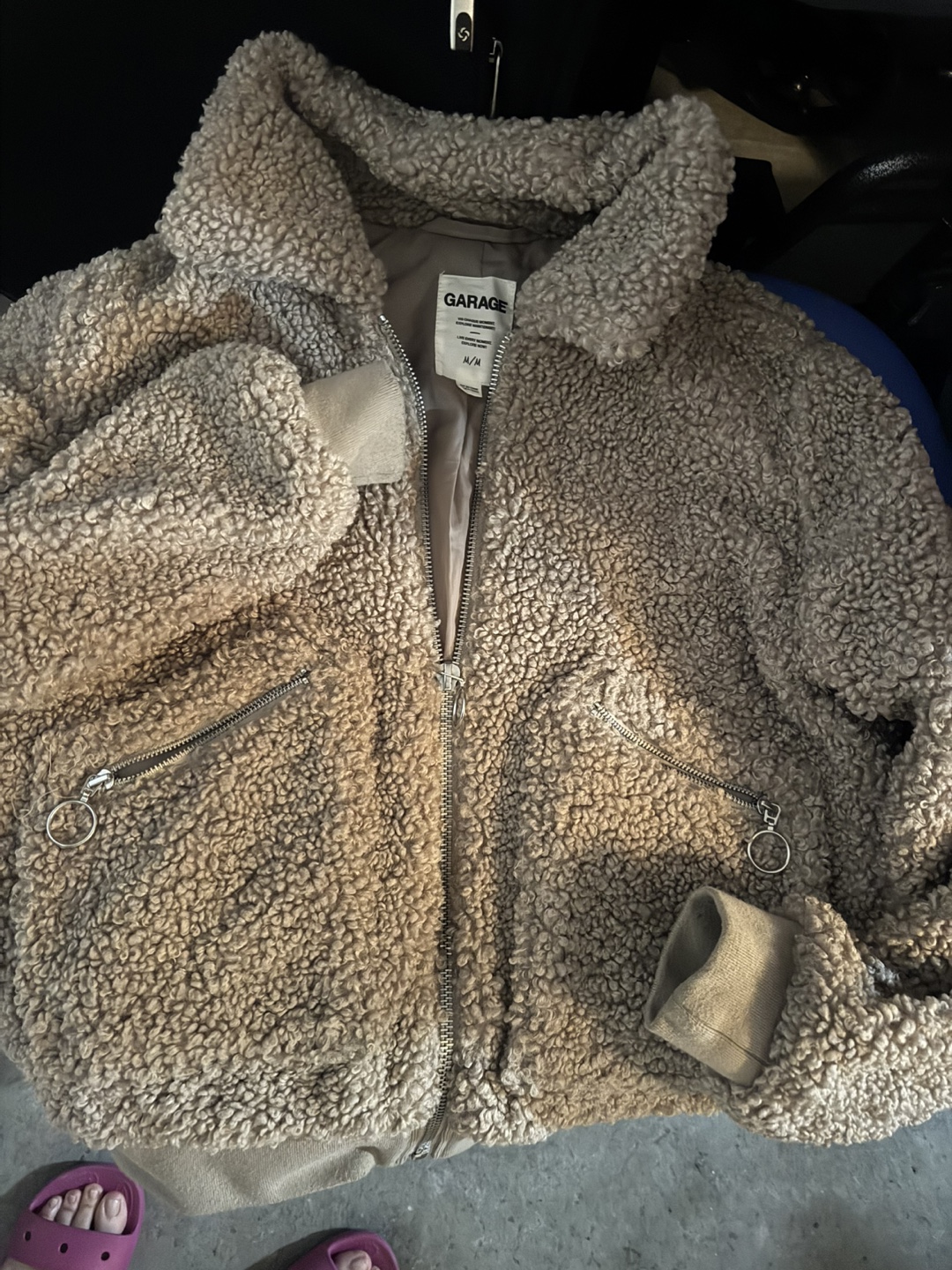 Garage Teddy Jacket - Size M/M