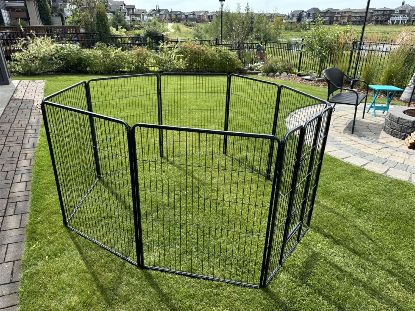 Portable Metal kennel Pet Playpen - 8 Panels - photo 2