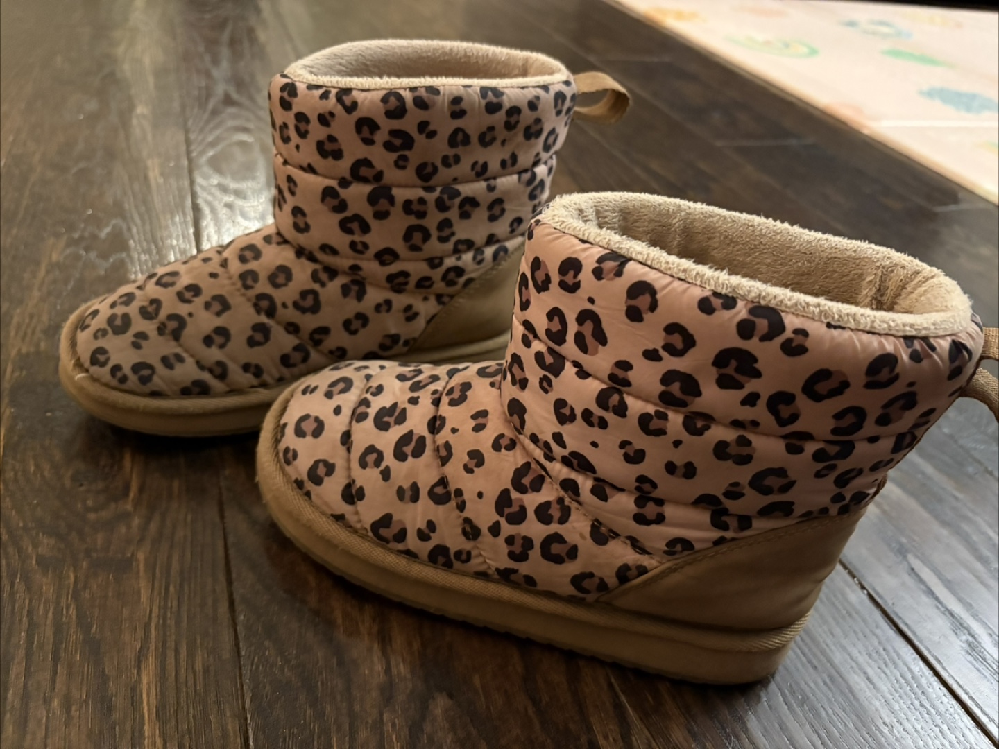 Leopard Print Winter Boots