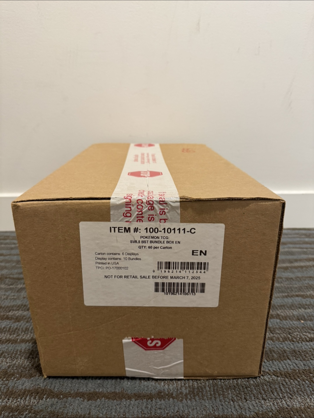 Prismatic evolutions booster bundle display sealed case