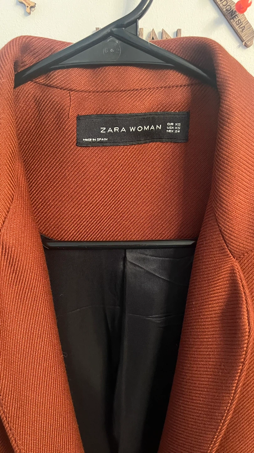 Zara Woman Coat / Blazer – Rust (XS) 🍂🧥 - photo 3