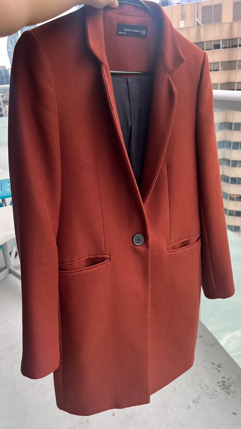 Zara Woman Coat / Blazer – Rust (XS) 🍂🧥 - photo 2